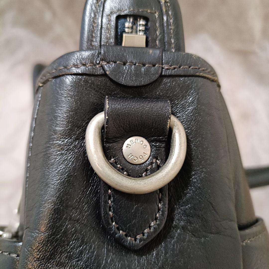 値下げ可☆極美品☆エルゴポック　レザー ビジネスバッグ　 A4収納 2way