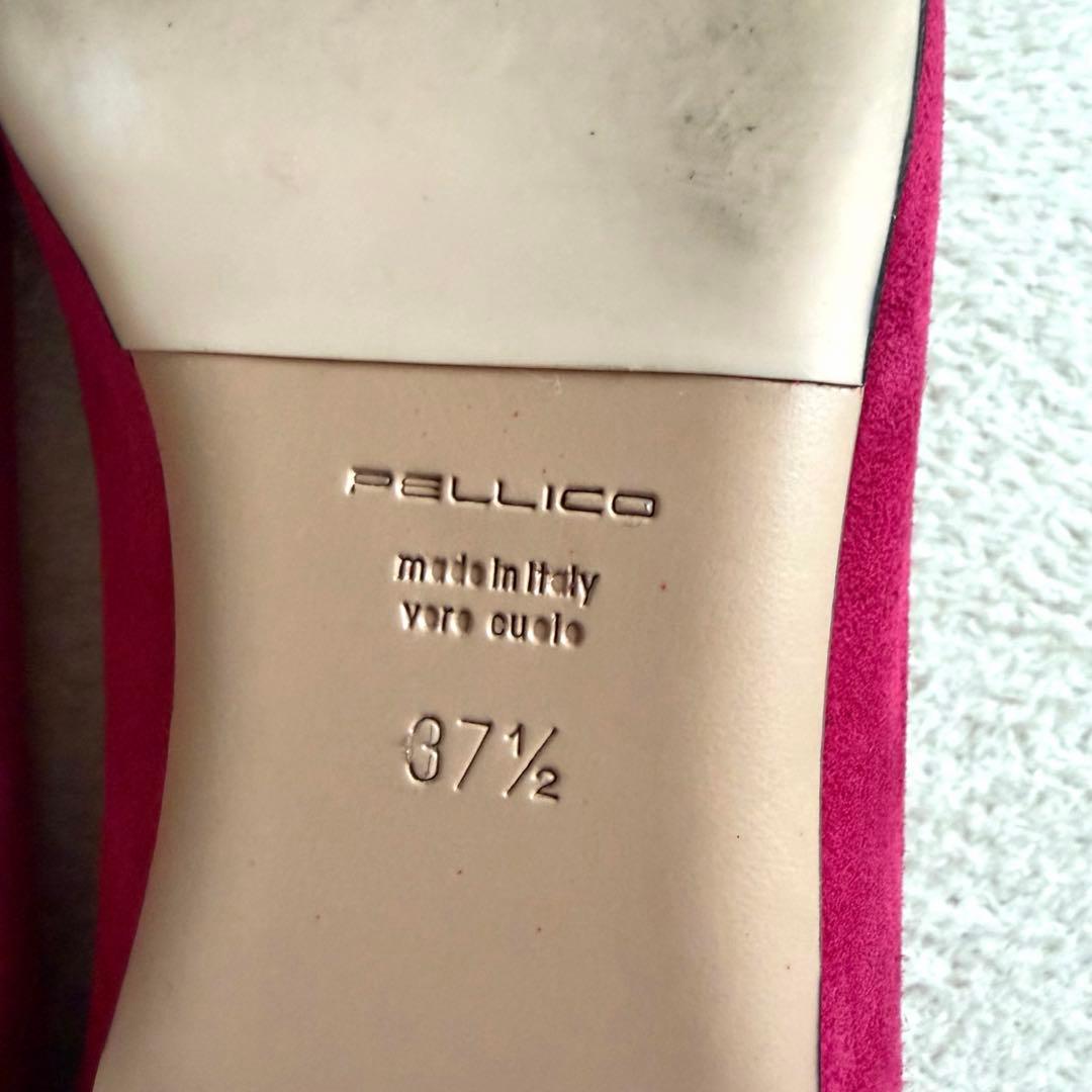 PELLICO CUORE デュエ アネッリ フラットシューズ ポインテッドトゥ