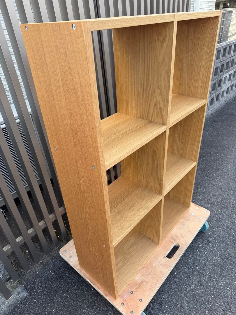 無印良品 スタッキングシェルフ 2×3 オーク材 定番 人気家具