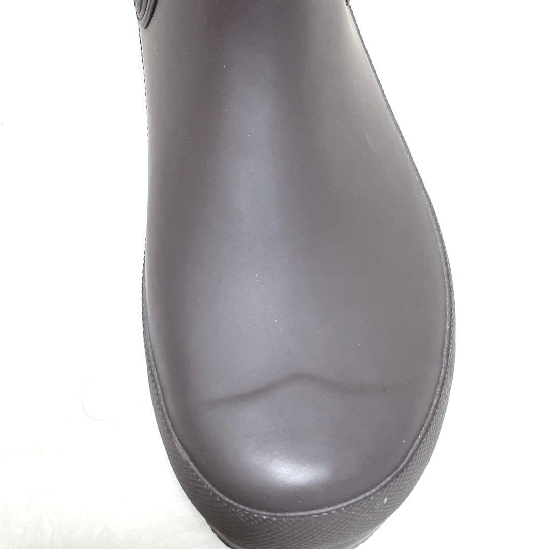 【美品】HUNTER ハンター　サイドゴア　レインブーツ ブラウン