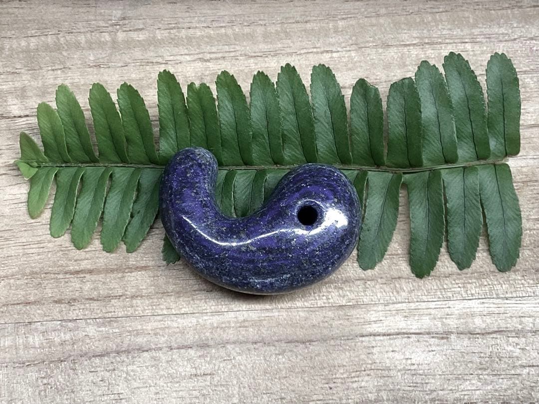 ✳限定1点‼️ 幸運招く　貴重ラピスラズリ勾玉　特大　鑑別書取得品