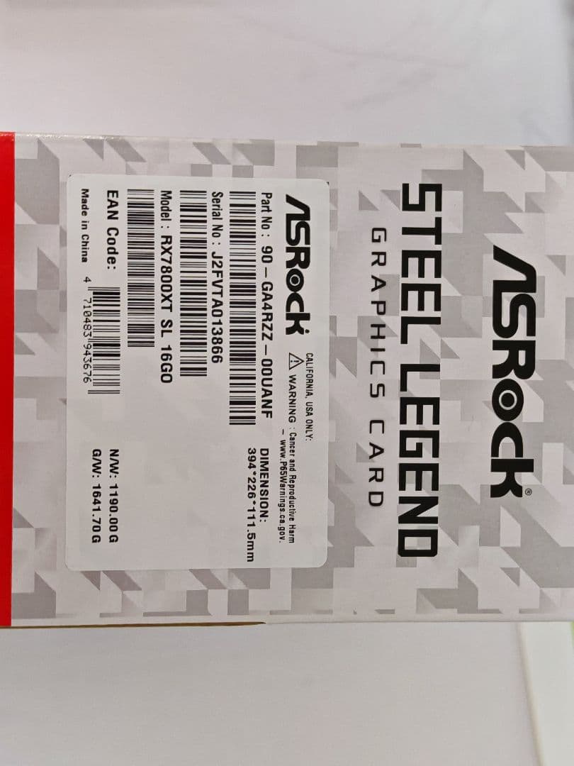 グラフィックボード・グラボ・ビデオカード ASRock Radeon RX 7800 XT 16GB OC Edition