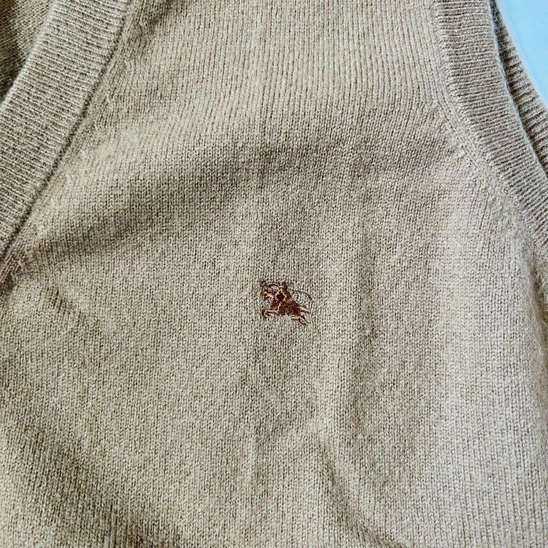 BUREBERRY LONDON バーバリー カシミア100 ベスト ブラウン