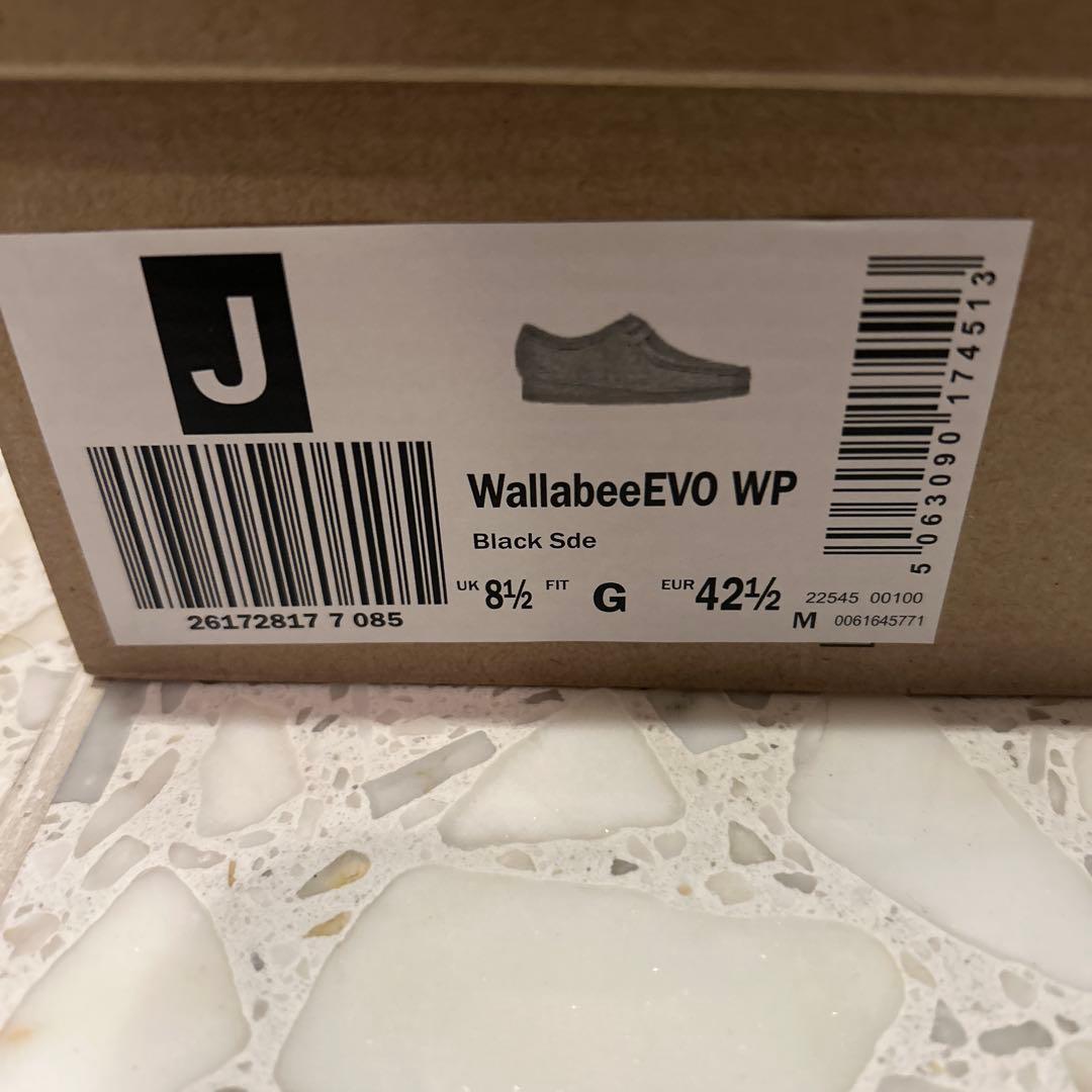 美品！国内正規品クラークス ワラビーEVO WP 26.5cm UK8.5