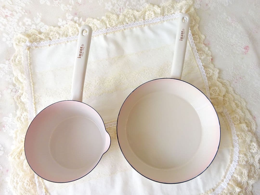 旧イマン　ダイアナローズ　AW　フライパンとミルクパン　マニーローズ