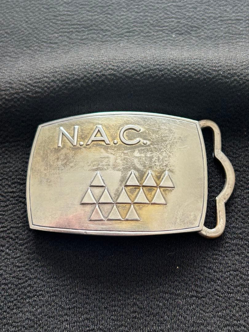 銀製　SILVER シルバーバックルNAC浪花釣友會24g