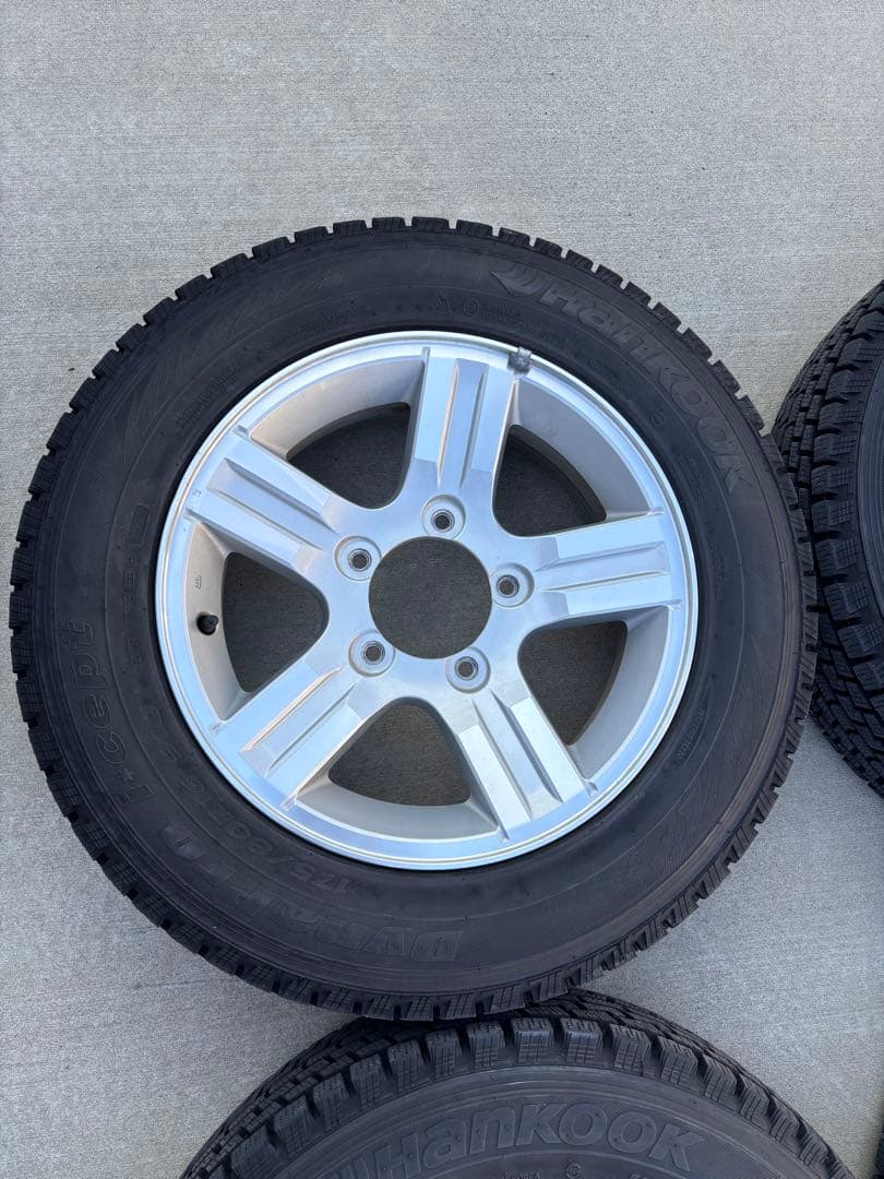JB23 ジムニー 純正ホイール スタッドレスタイヤセット