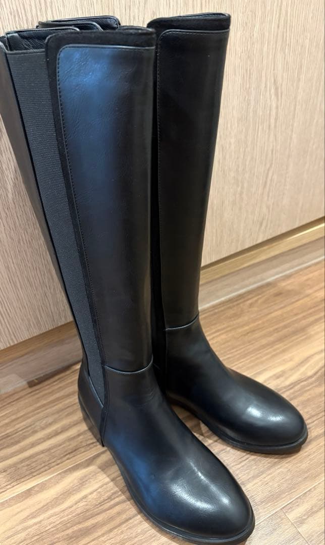 未使用☆HIAND Chelsea Long Boots ブラック最新モデル