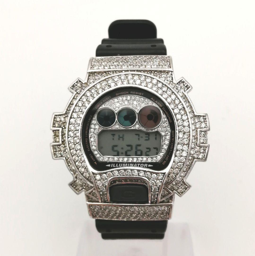稼働✨ 希少！ G-SHOCK　カスタム　ジルコニア　DW-6900　メンズ