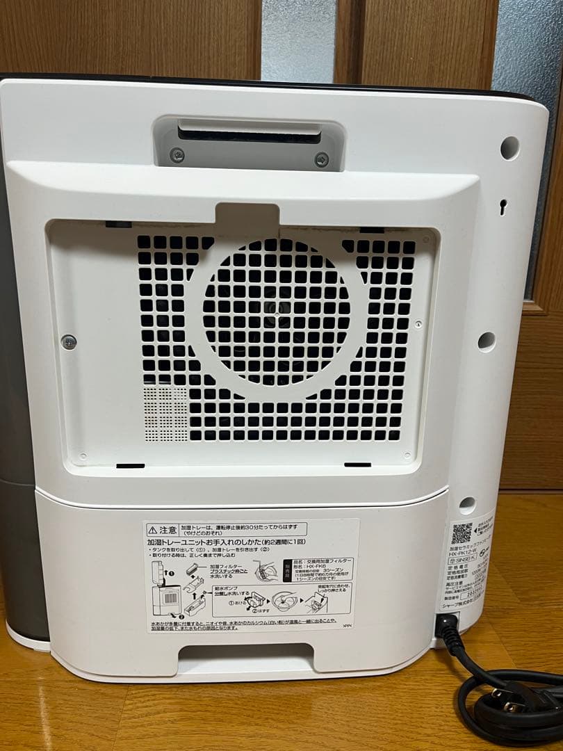 SHARP 加湿、空気清浄、暖房、ファンヒーター　HX-PK12-W 8畳