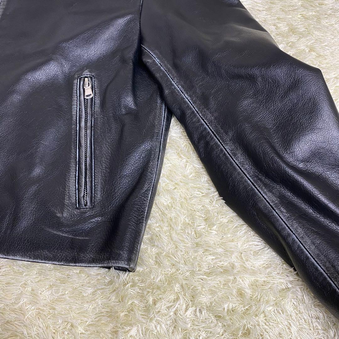 【新品タグ付】Deuxieme Classe ダメージ加工 レザージャケット