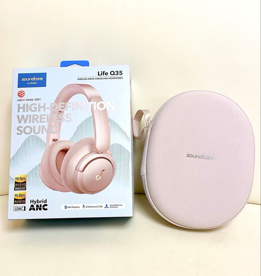 【未使用品✨美品】Anker Soundcore Life Q35 ピンク