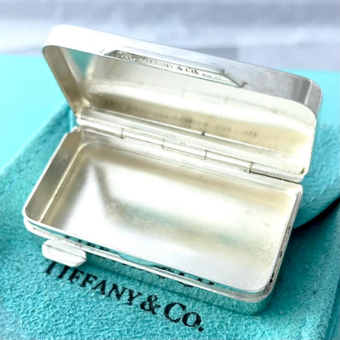 ティファニー アタッシュケース ピルケース 小物入れ シルバー RK7fe