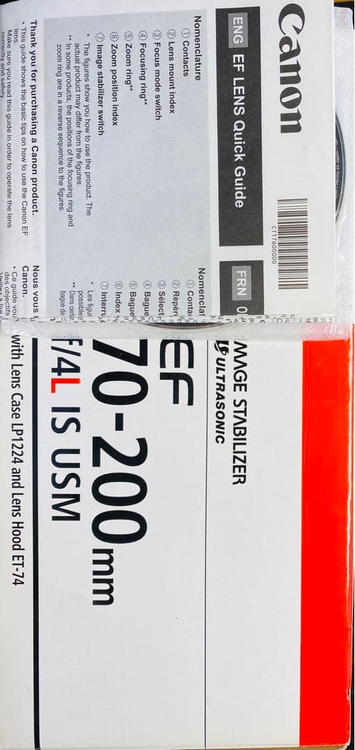 Canon 望遠ズームレンズ EF70-200mm F4L IS USM