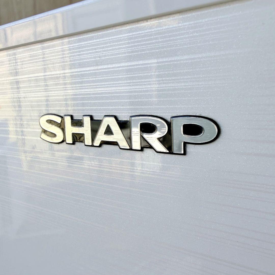 配送設置無料！純正SHARP付替えどっちもドア！2ドアスリム冷蔵庫！完動超美品！