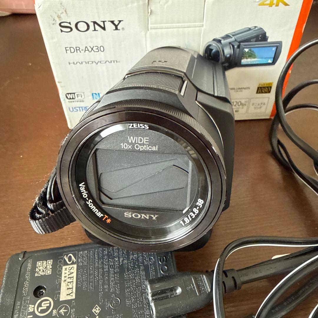 SONY FDR-AX30 4Kビデオカメラ 本体のみ ※ジャンク扱い