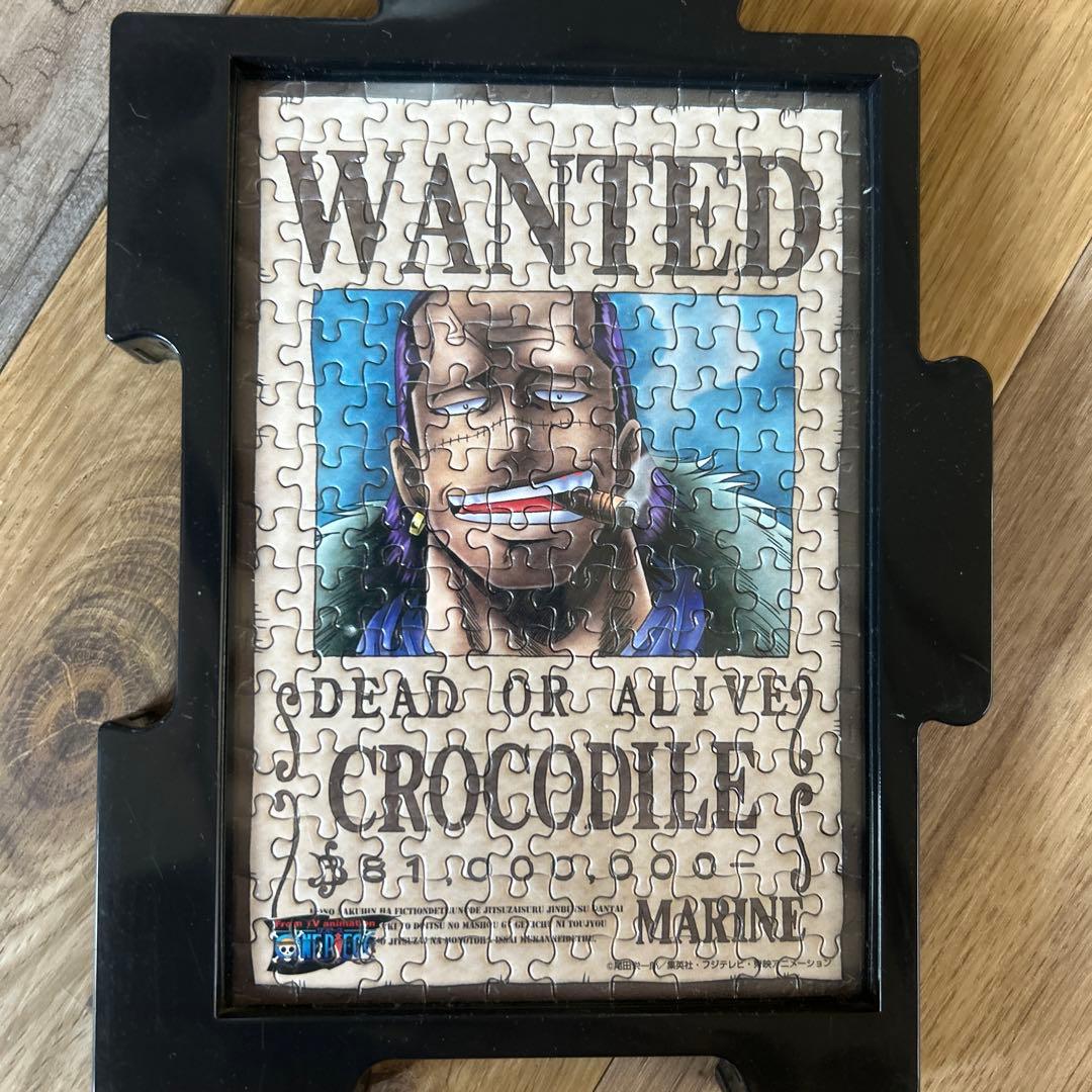 ONE PIECE ミニパズル150ピースの完成品（フレームつき）