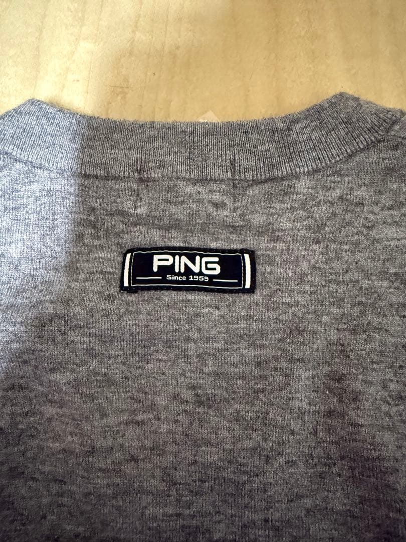 PING グレー セーター Mサイズ