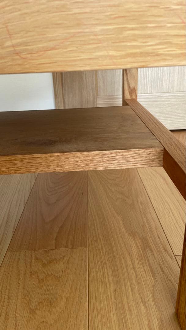 ナチュラルウッド 木製テーブル