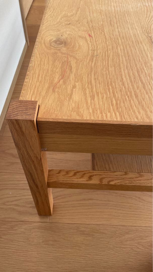 ナチュラルウッド 木製テーブル