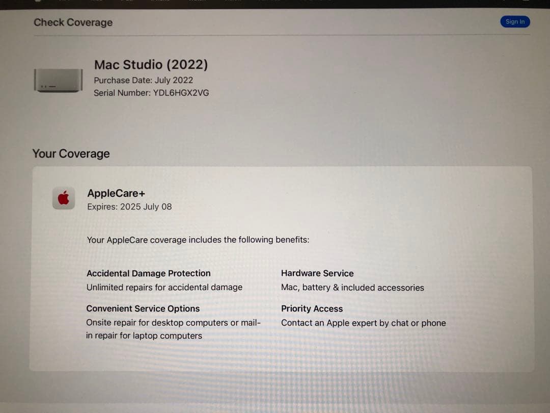 Mac Studio M1 Max AppleCare付き