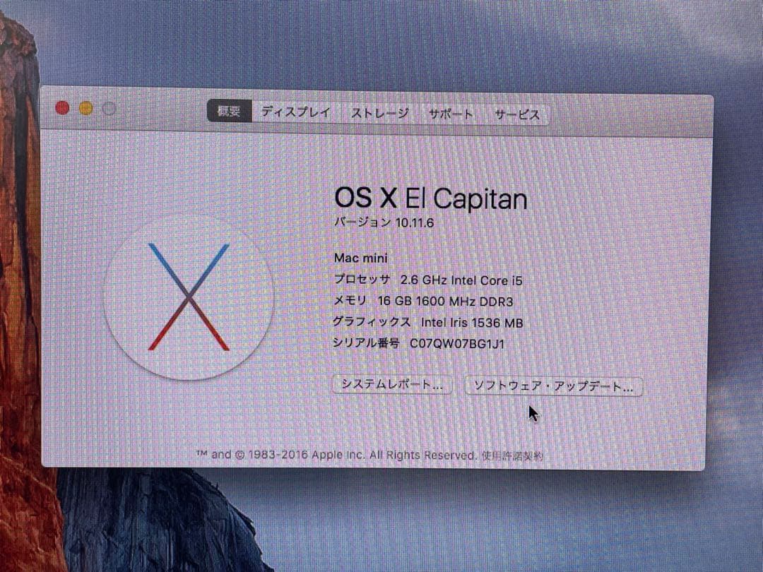 Macデスクトップ Apple Mac mini late 2014 core i5/ 1TB