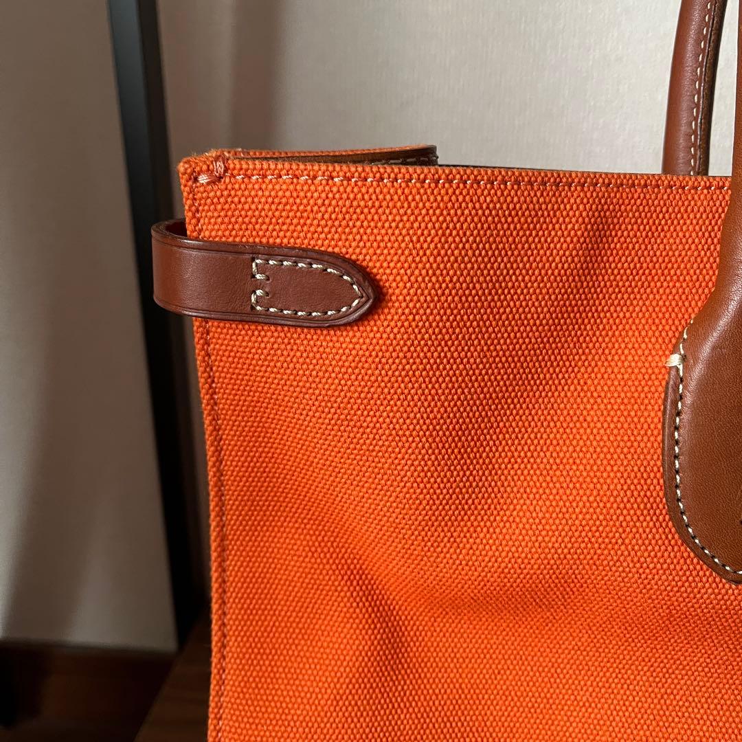 【未使用級！】RALPH LAUREN ラルフローレン キャンバス ハンドバッグ