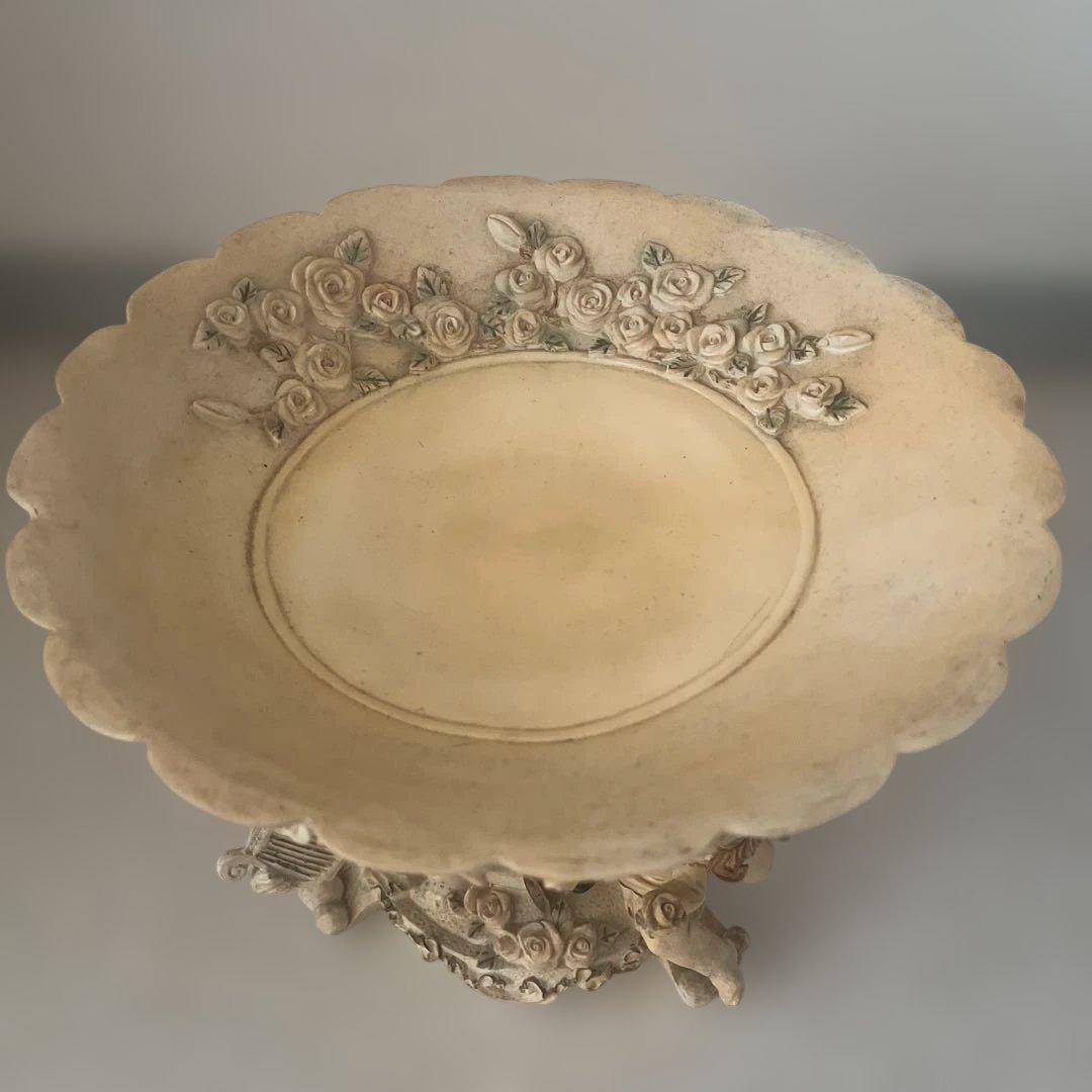 アンティーク 天使のミニサイドテーブル