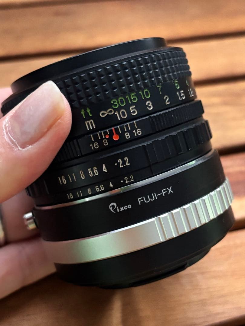 週末SALE★FXアダプター付美品★X-Fujinon55mm f2.2★作例有
