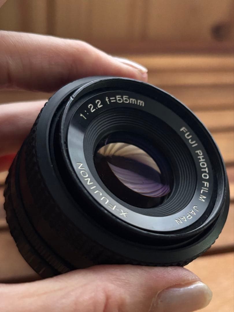 週末SALE★FXアダプター付美品★X-Fujinon55mm f2.2★作例有