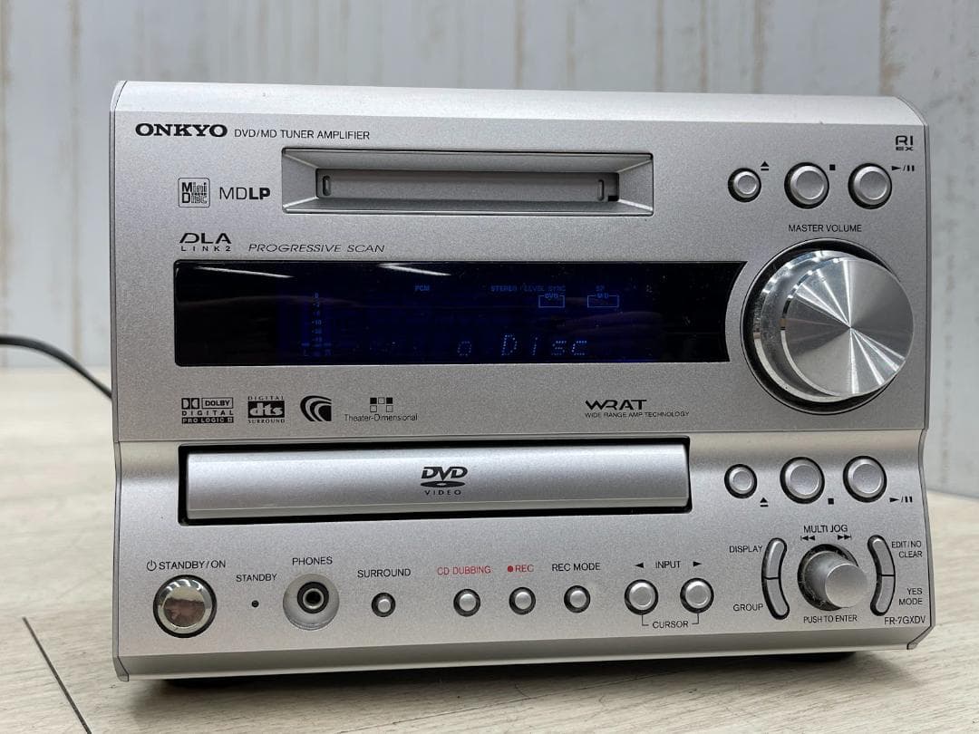 オンキョー DVD/MDチューナーアンプ FR-7GXDV 5.1chスピーカー