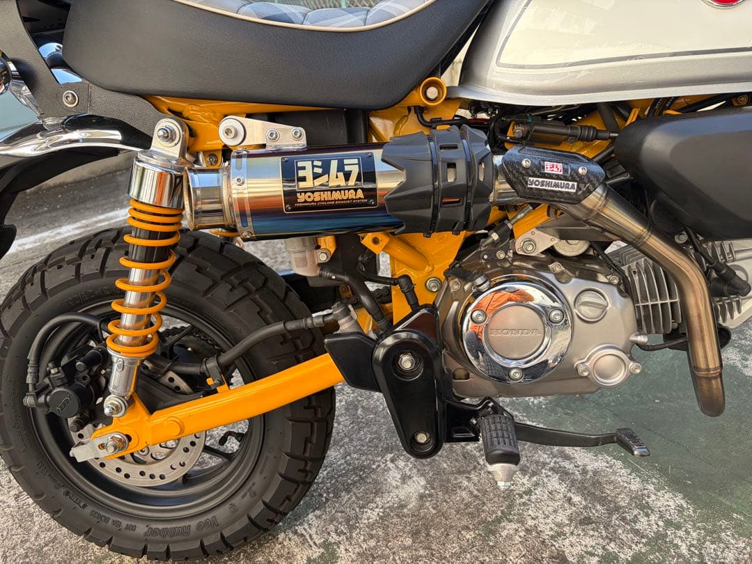 モンキー125ヨシムラ機械曲サイクロン