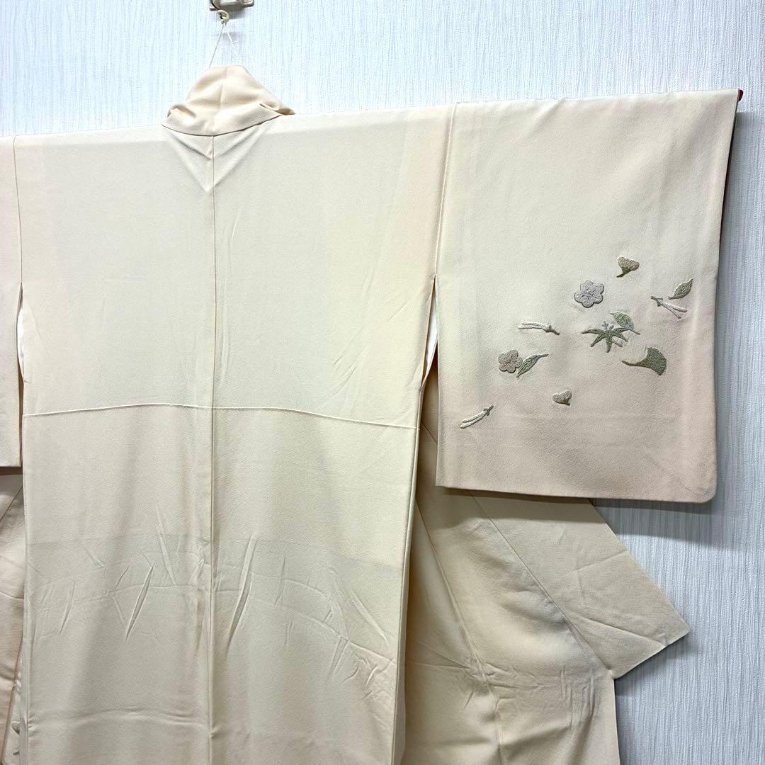 訪問着 着物 相良刺繍 正絹 中国刺繍 逸品 滝泰 落款あり