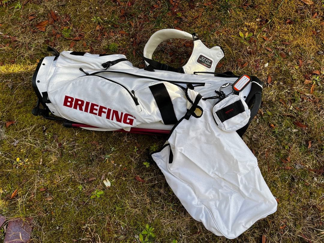 BRIEFING×SUN MOUNTAIN キャディバッグ ホワイト