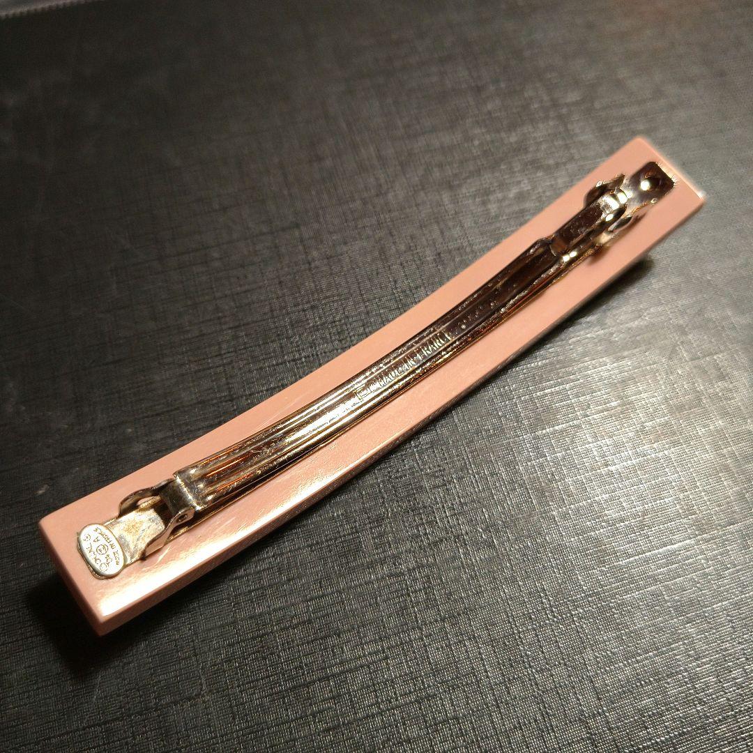 cinnamon様CHANEL　ハート型ストーン付き ヘアバレッタ　フランス製