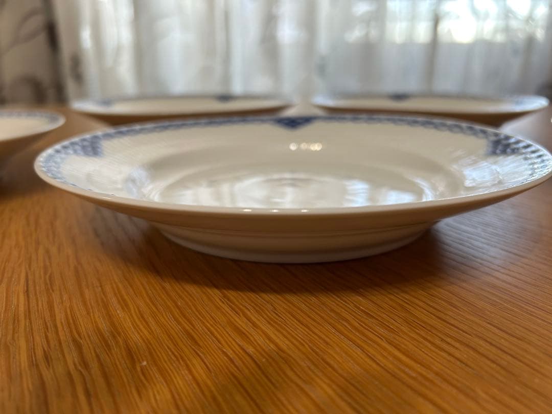 ロイヤルコペンハーゲンプリンセスブルー ディーププレート５枚