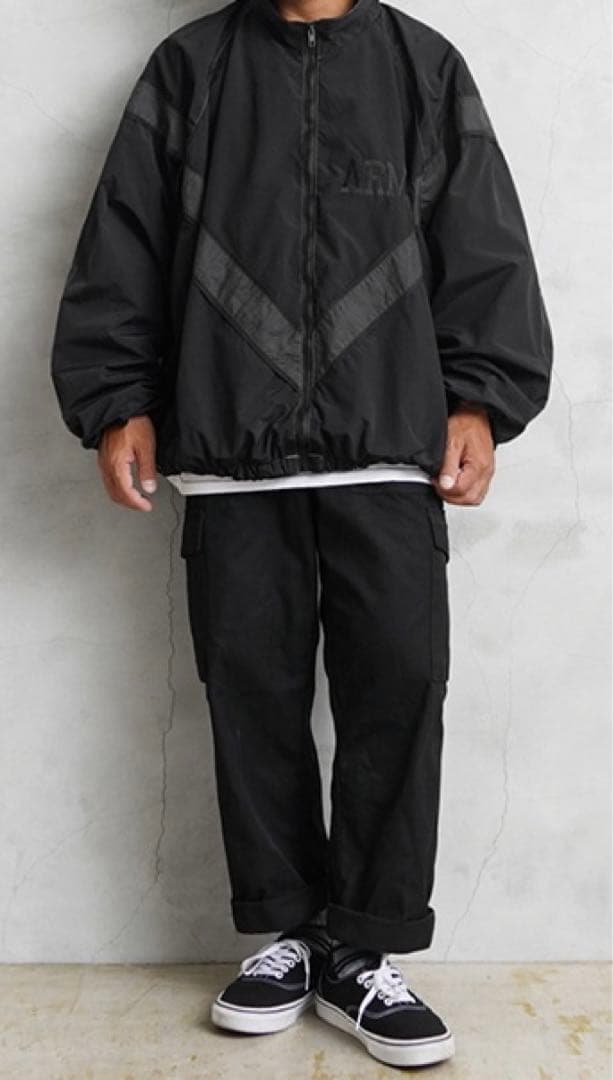 美品 XXL Waiper inc US ARMY IPFU JACKET黒染め
