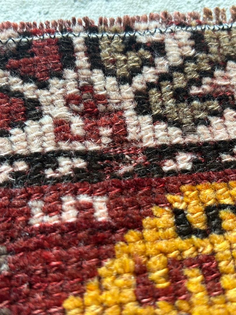 Earth color トルコ　ヴィンテージ　ラグ　トルコラグ　ウール