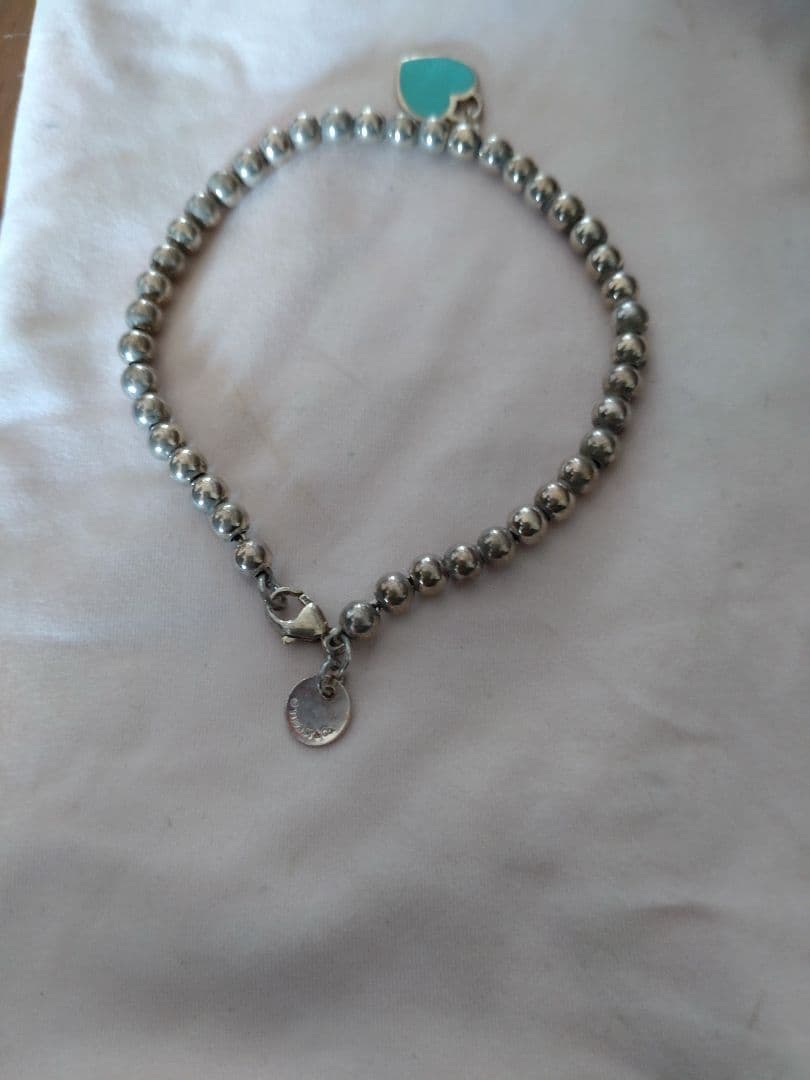 ターコイズハートチャーム ブレスレット