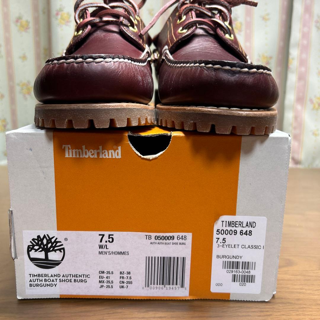 Timberland ティンバーランド 3eye バーガンディ　25.5