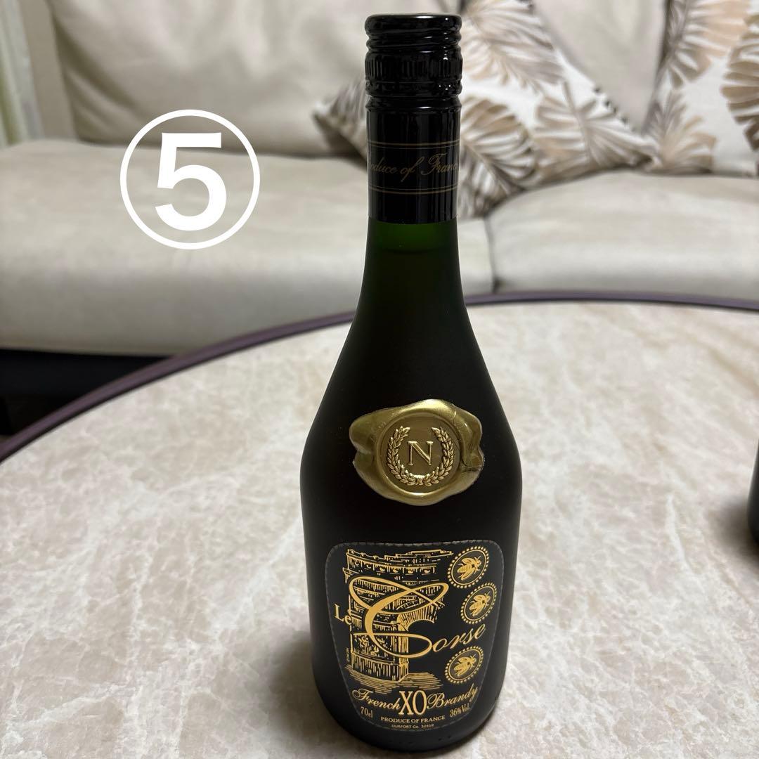 未開封品！ブランデー５本　まとめ売り