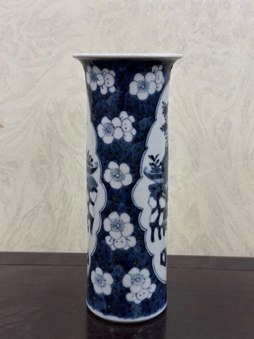 中國古美術 花瓶 康熙年製 置物