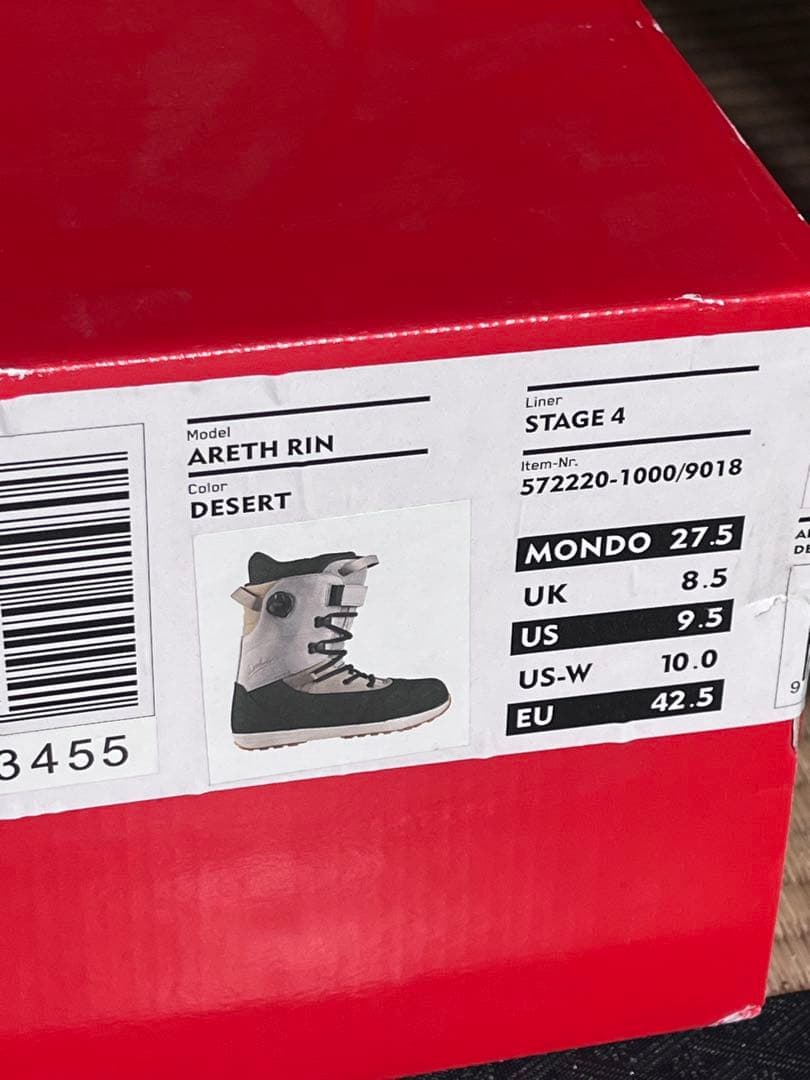 雪*主様 ARETH RIN スノーボードブーツ 27.5 DESERT