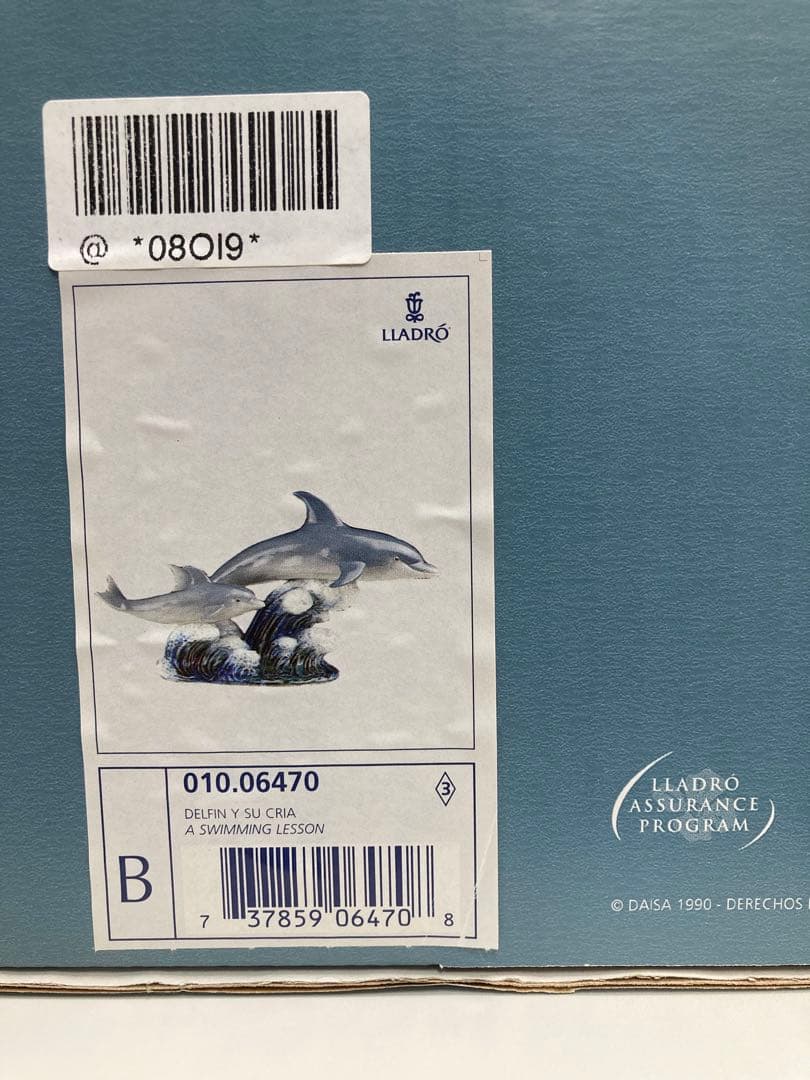 極美品‼️ LLADRO リヤドロ イルカの親子