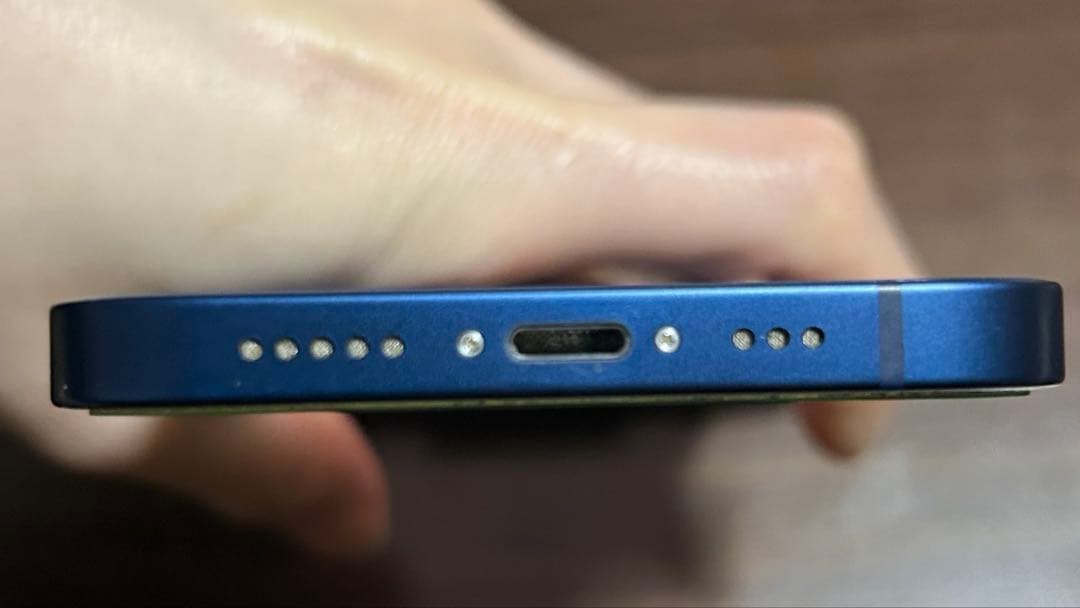 Apple iPhone12 本体 ブルー 最大容量85%