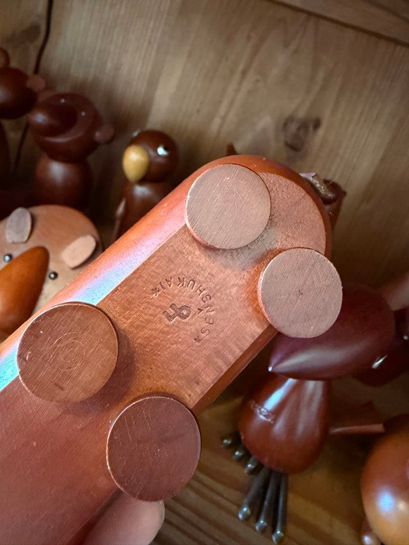 千趣会　ロイヤルペット　木製　アニマル フィギュア　北欧　19体