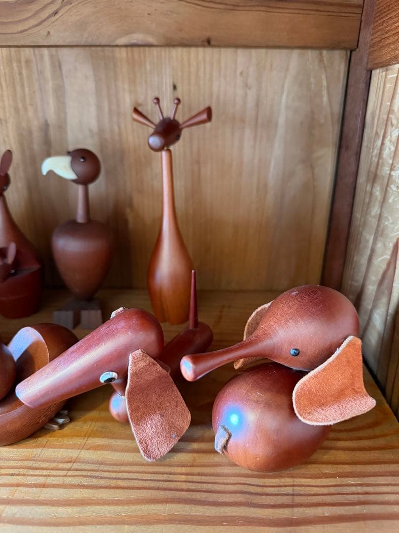 千趣会　ロイヤルペット　木製　アニマル フィギュア　北欧　19体