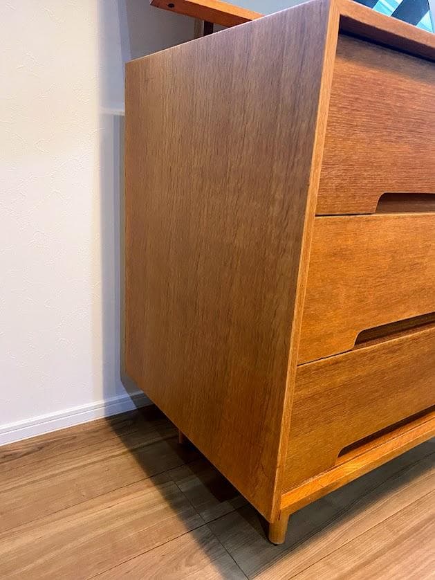 yamiiヴィンテージ イギリス オーク材 チェストドレッサー 仕上済