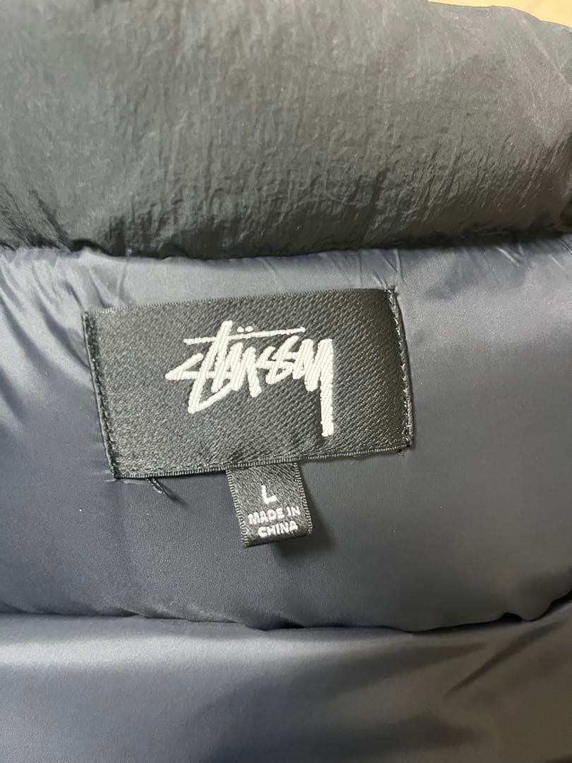 【正規品】【美品】STUSSY DOWN PUFFER NYLON