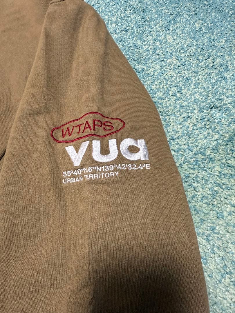 WTAPS ブラウン クルーネック トレーナー